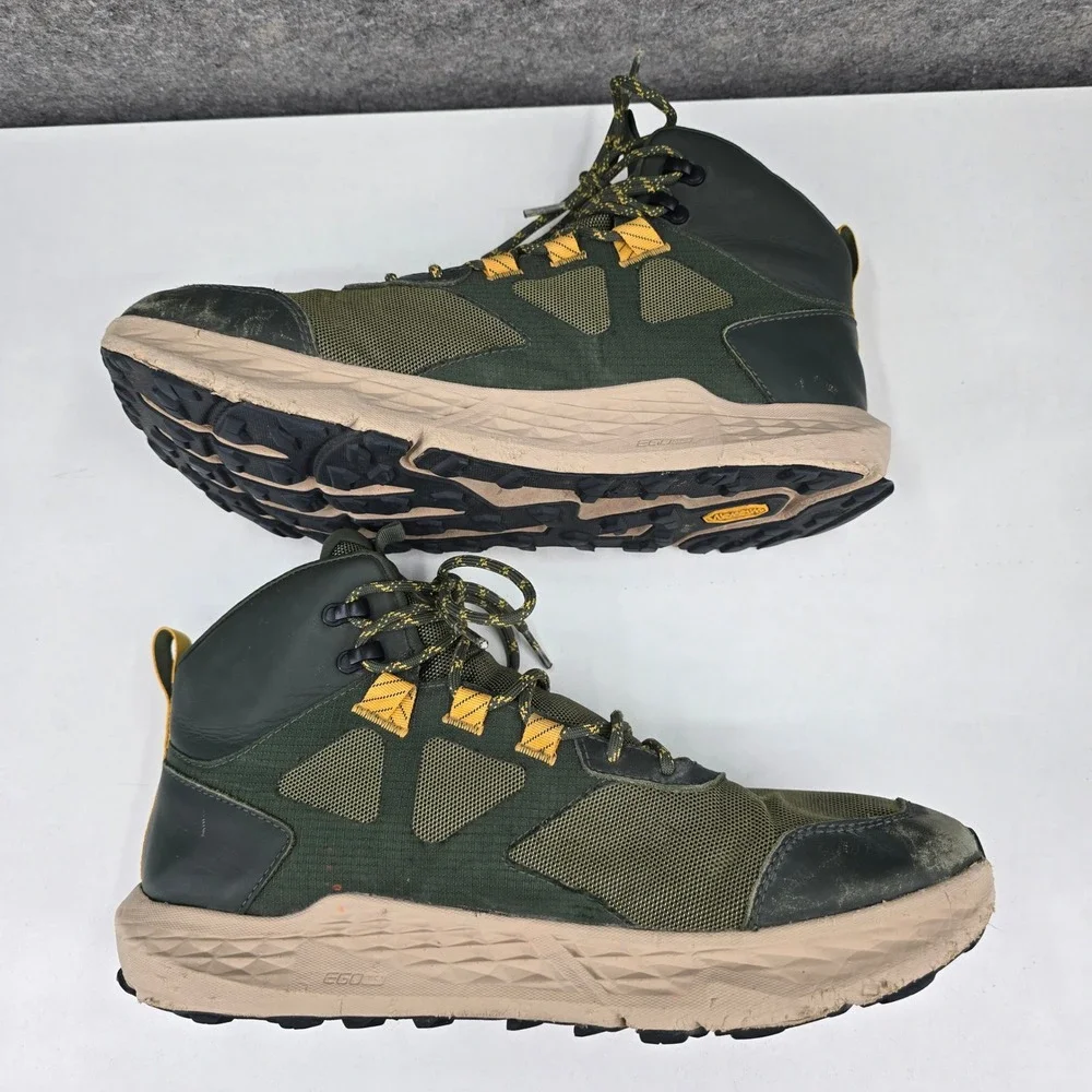 Altra Timp Hiker GTX Mens 11.5 Green Hiking Boots Gore-Tex Vibram Waterproof